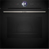 Bosch Serie 8 HRG7764B1B Wifi Connected Built In Electric Single Oven with added Steam Function - Black