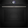 Bosch Serie 8 HSG7364B1B Wifi Connected Built In Electric Single Oven with Steam Function - Black