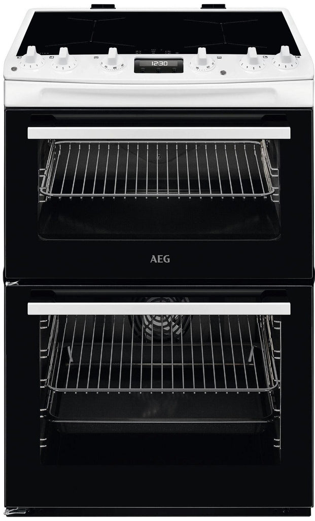 AEG 5000 CIX6540ACW 60cm Electric Cooker with Induction Hob - White