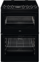 AEG 6000 SteamBake CCX6740ACB 60cm Electric Cooker with Ceramic Hob - Black