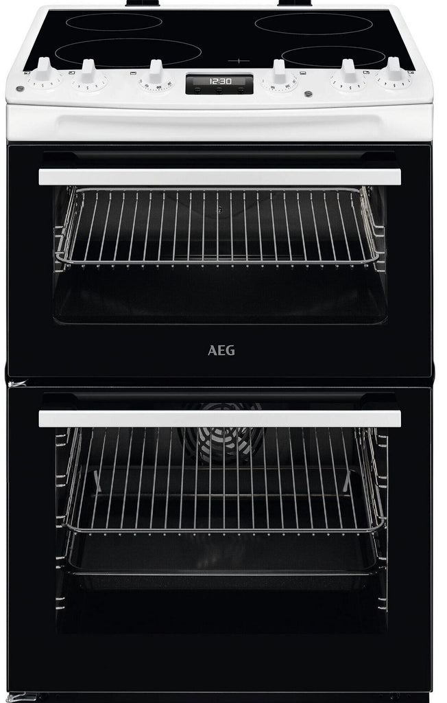 AEG 5000 SurroundCook CCX6540ACW 60cm Electric Cooker with Ceramic Hob - White