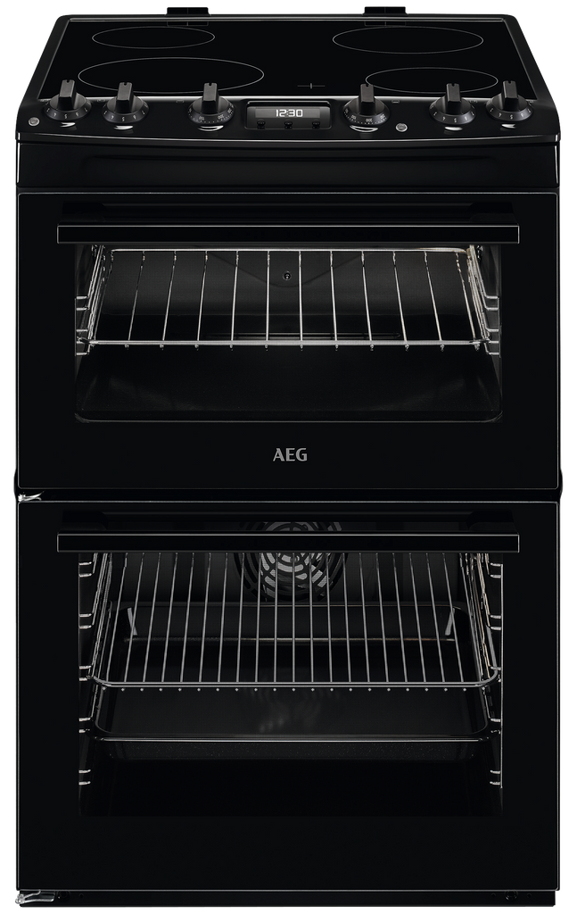 AEG 5000 SurroundCook CCX6540ACB 60cm Electric Cooker with Ceramic Hob - Black