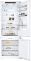 Neff N70 KB7966DD0G XXL Integrated Frost Free Fridge Freezer with Fixed Door Fixing Kit - White - D Rated