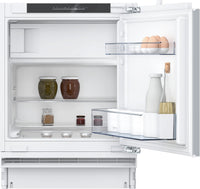 Neff N50 KU2222FD0G Wifi Connected 60cm Integrated Undercounter Fridge with Ice Box - Fixed Door Fixing Kit - White - D Rated