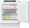 Bosch Serie 4 GUN21VFE0G Wifi Connected 60cm Integrated Undercounter Frost Free Freezer - Fixed Door Fixing Kit - White - E Rated