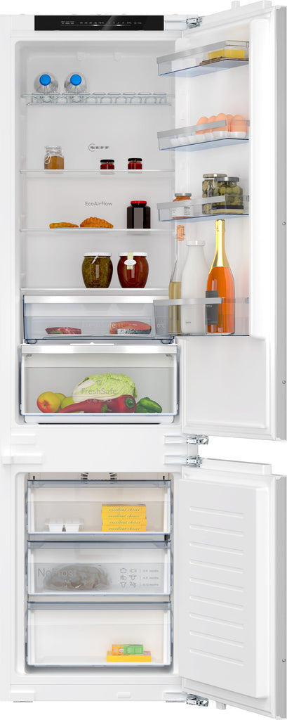 Neff N50 KI7962FD0 XL Integrated Frost Free Fridge Freezer with Fixed Door Fixing Kit - White - D Rated