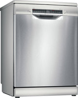 Bosch Serie 4 SMS4HKI00G Wifi Connected Standard Dishwasher - Silver/Inox - D Rated