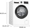Bosch Serie 6 WGG24400GB 9Kg Washing Machine with 1400 rpm - White - A Rated