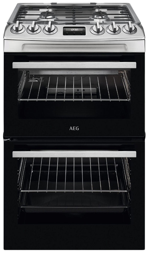 AEG CGX1130ACM 55cm Gas Cooker - Stainless Steel