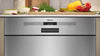 Neff N50 S145HTS01G Wifi Connected Semi Integrated Standard Dishwasher - Stainless Steel - D Rated
