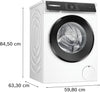 Bosch WGH254A0GB Series 6 i-DOS 10Kg Washing machine with 1400 rpm - White - A Rated