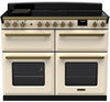 Rangemaster ESDLB110EIPPCR/AB1 Estel Deluxe BC 110cm Induction Range Cooker - Pale Cream/Antique Brass Trim