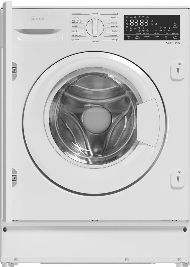 Neff V8540X0GB 8Kg / 5Kg Integrated Washer Dryer 1400rpm - White - E Rated