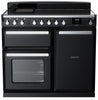 Rangemaster ESDL100EIPGBL/CM1 Estel Deluxe 100cm Induction Range Cooker - Gloss Black/Chrome Trim