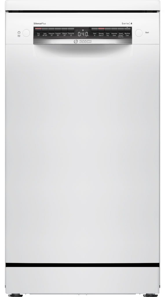 Bosch SPS4HMW14G Series 4 Slimline Dishwasher - White - D Rated