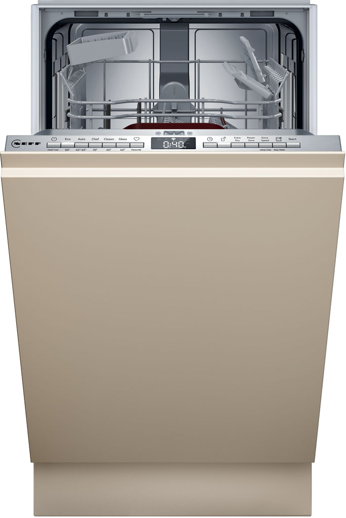 Neff N50 S875HKX32G Fully Integrated Slimline Dishwasher - VarioHinge - D Rated