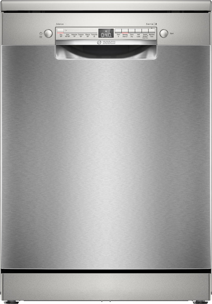 Bosch SMS2HVI06G Series 2 Standard Dishwasher - Silver Inox - C Rated
