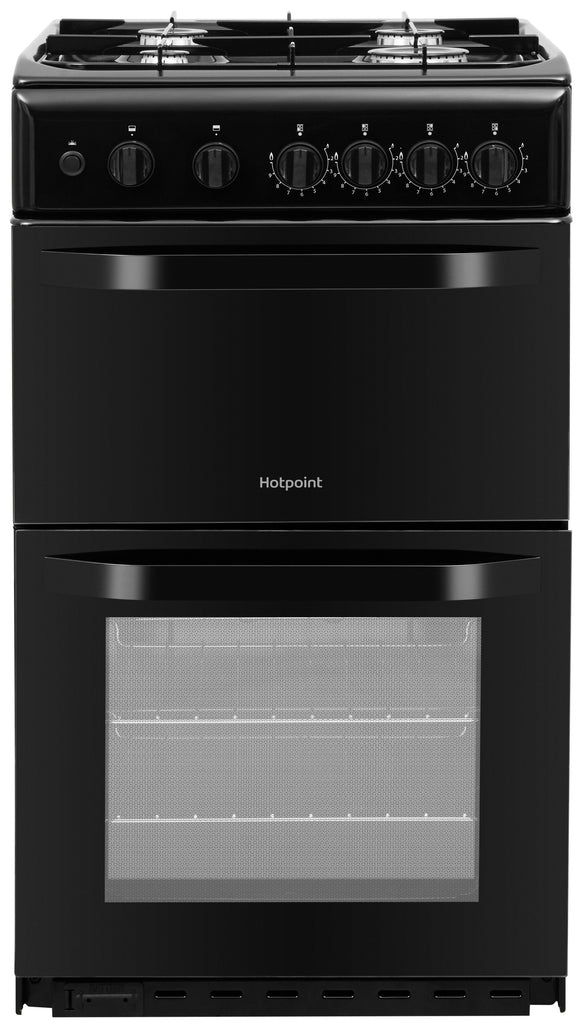 Hotpoint HD5G00KCB 50cm Gas Cooker - Black