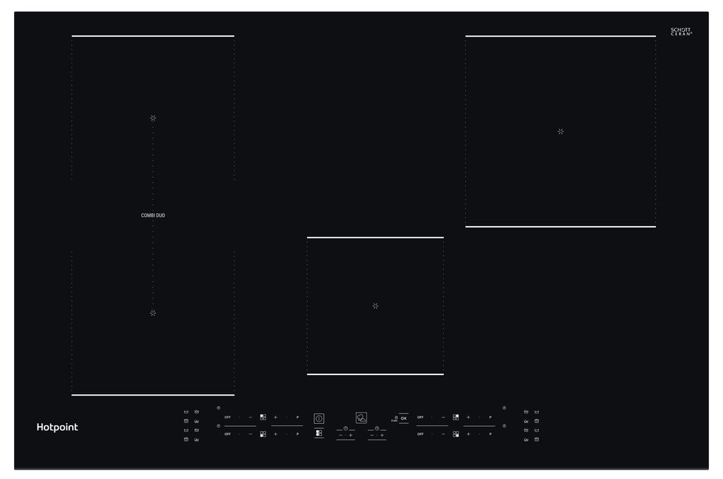 Hotpoint TB3977BBF 77cm Induction Hob - Black