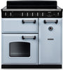Rangemaster CL90EIPMSB/CM1 Classic 90cm Induction Range Cooker - Misty Blue/Chrome Trim