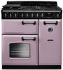Rangemaster CLDL90DFPHTH/CM1 Classic Deluxe 90cm Dual Fuel Range Cooker - Heather/Chrome Trim