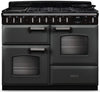 Rangemaster CLDLO110DFPSLT/CM1 Classic Deluxe OC 110cm Dual Fuel Range Cooker - Slate/Chrome Trim