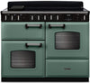 Rangemaster CLDLO110EIPMGR/CM1 Classic Deluxe OC 110cm Induction Range Cooker - Mineral Green/Chrome Trim