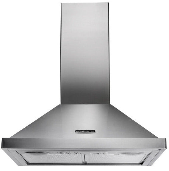 Rangemaster RHDC60SS/C 60cm Chimney Hood Stainless Steel/Chrome Badge