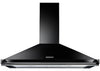 Rangemaster RCLAHDC110BL/C Classic 110cm Chimney Hood - Black/Chrome Rail