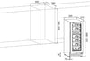 Rangemaster RWC3018SS/ 30cm Wine Cooler - Stainless Steel
