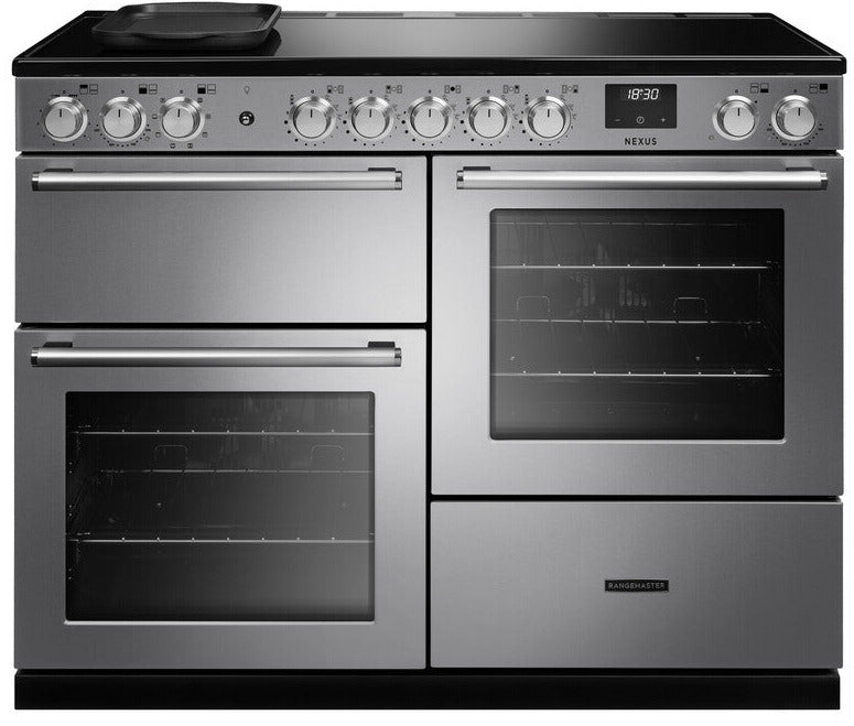 Rangemaster NEXO110EISTST/CM1 Nexus Deluxe OC 110cm Electric Range Cooker with Induction Hob - Stainless Steel