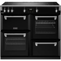 Stoves Richmond Deluxe D1000Ei TCH 100cm Electric Range Cooker with Induction Hob - Black
