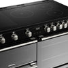 Stoves Sterling Deluxe D1100Ei RTY 110cm Electric Range Cooker with Induction Hob - Black