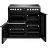 Stoves Precision Deluxe D900Ei RTY 90cm Electric Range Cooker with Induction Hob - Black