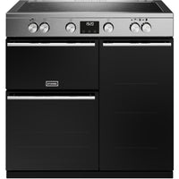 Stoves Precision Deluxe D900Ei TCH 90cm Electric Range Cooker with Induction Hob - Stainless Steel