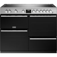 Stoves Precision Deluxe D1100Ei RTY 110cm Electric Range Cooker with Induction Hob - Stainless Steel
