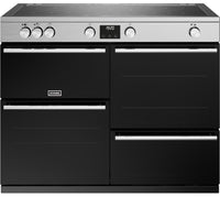 Stoves Precision Deluxe D1100Ei TCH 110cm Electric Range Cooker with Induction Hob - Stainless Steel