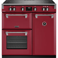 Stoves Richmond Deluxe D900Ei TCH 90cm Electric Range Cooker with Induction Hob - Chilli Red