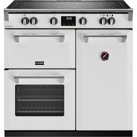 Stoves Richmond Deluxe D900Ei TCH 90cm Electric Range Cooker with Induction Hob - Icy White