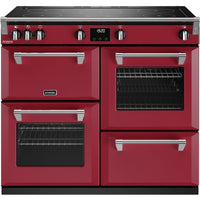 Stoves Richmond Deluxe D1000Ei TCH 100cm Electric Range Cooker with Induction Hob - Chilli Red