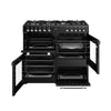 Belling Cookcentre 100DF 100cm Dual Fuel Range Cooker - Black