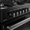 Belling Cookcentre 110DF 110cm Dual Fuel Range Cooker - Black