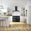 Belling Cookcentre 110DF 110cm Dual Fuel Range Cooker - Black