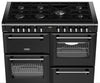 Stoves Richmond 110DF 110cm Dual Fuel Range Cooker - Black
