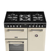 Stoves Richmond Deluxe 90DF 90cm Dual Fuel Range Cooker - Cream