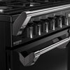 Stoves Richmond Deluxe 100DF 100cm Dual Fuel Range Cooker - Black