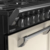 Stoves Richmond Deluxe 100DF 100cm Dual Fuel Range Cooker - Cream