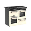 Stoves Richmond Deluxe 100DF 100cm Dual Fuel Range Cooker - Cream