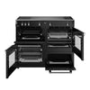 Stoves Richmond Deluxe 110Ei ZLS 110cm Electric Range Cooker with Induction Hob - Black