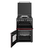Stoves Richmond Deluxe 60DF 60cm Dual Fuel Cooker - Garnet Red